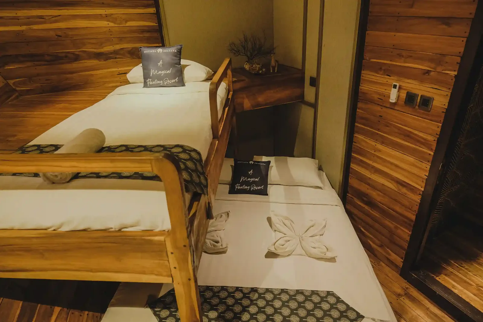 Superior Triple — queen plus bunks