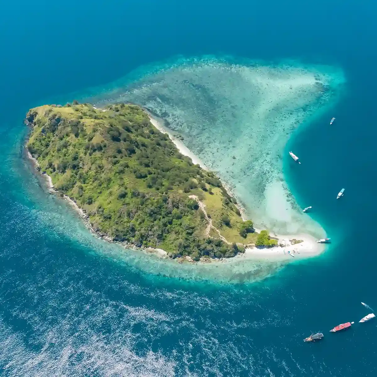 Kelor Island — the first stop out of Labuan Bajo.
