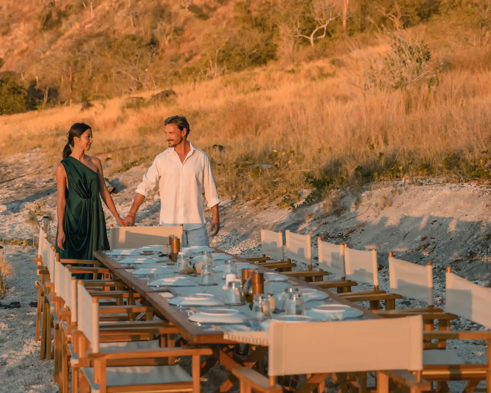 Private dinners and decoration are quoted per event, not folded into the charter rate.